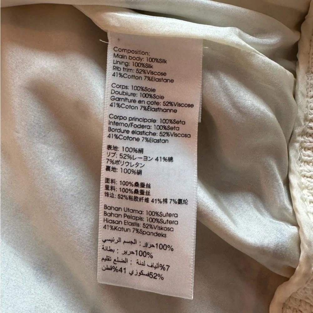Philip Lim 100% silk scarf pattern bomber jacket - Picture 6 of 6